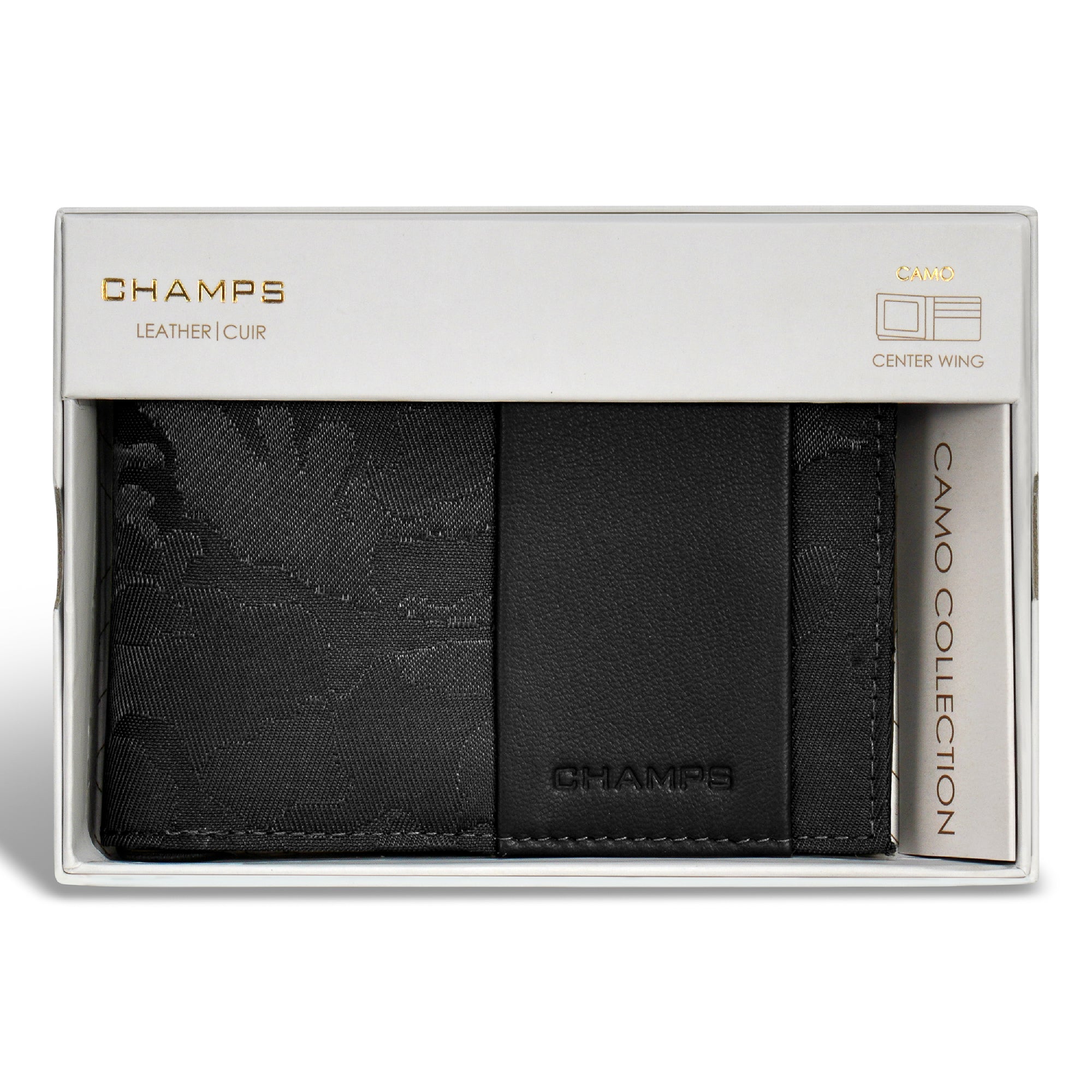 Camo / Leather Center Wing Wallet 6