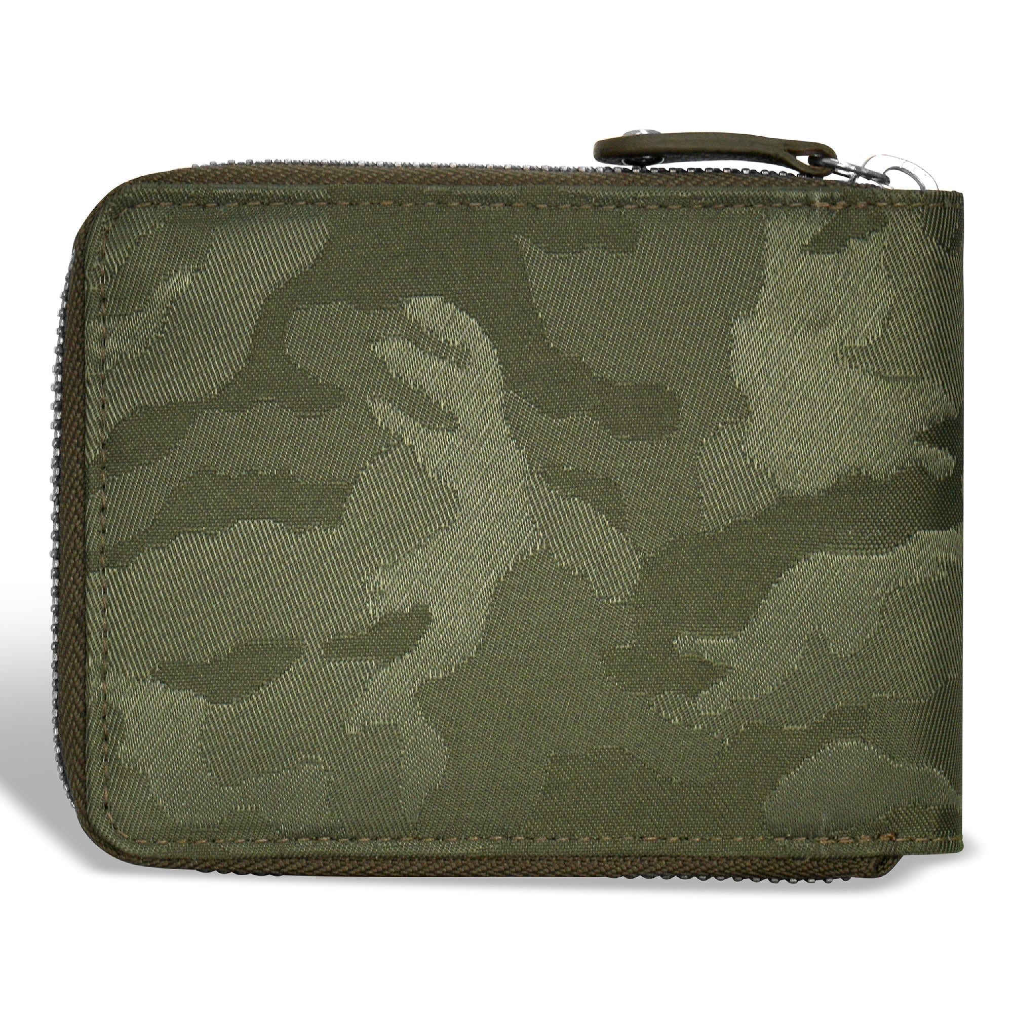 Camo / Leather Zip Around Wallet 8
