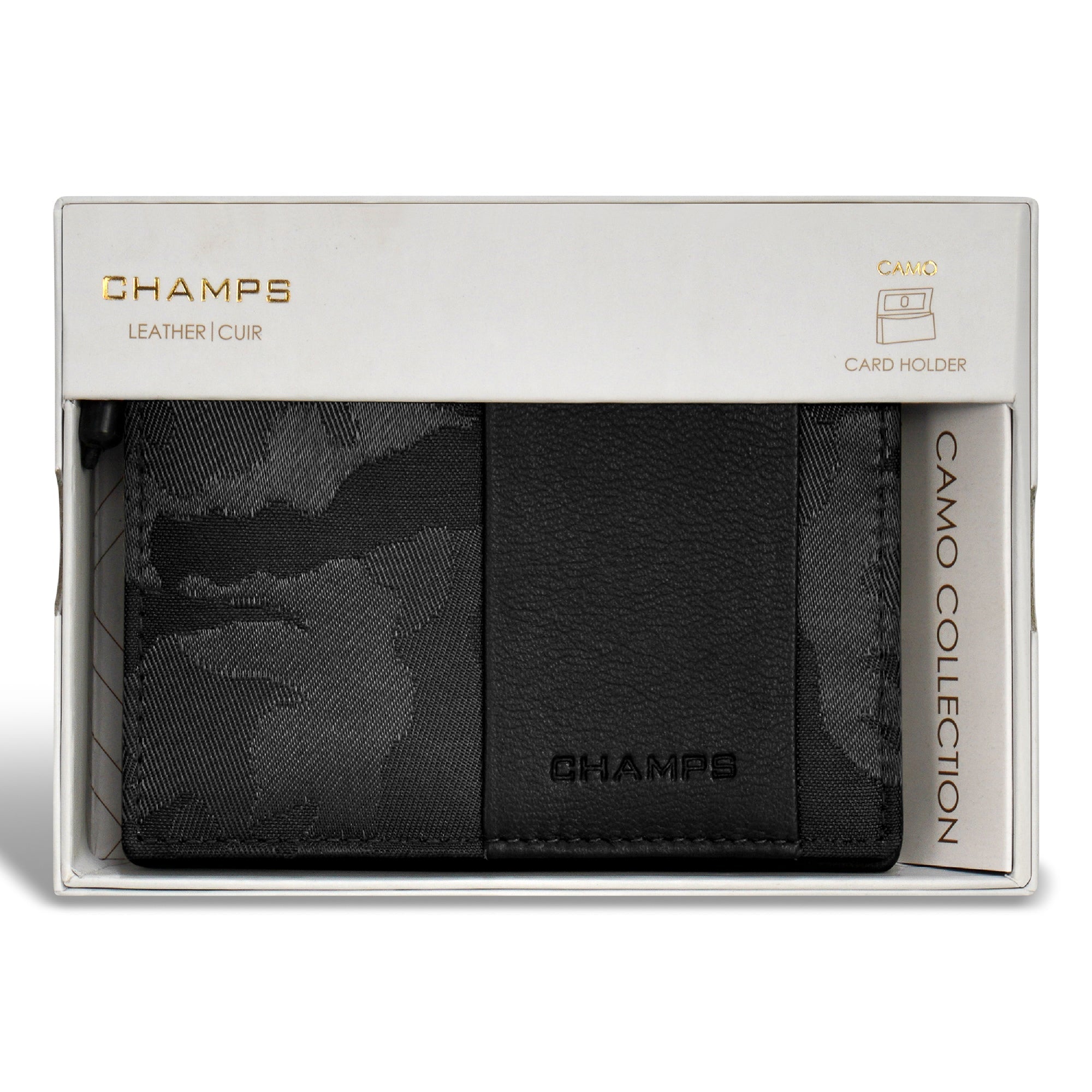 Camo / Leather Cardholder 5