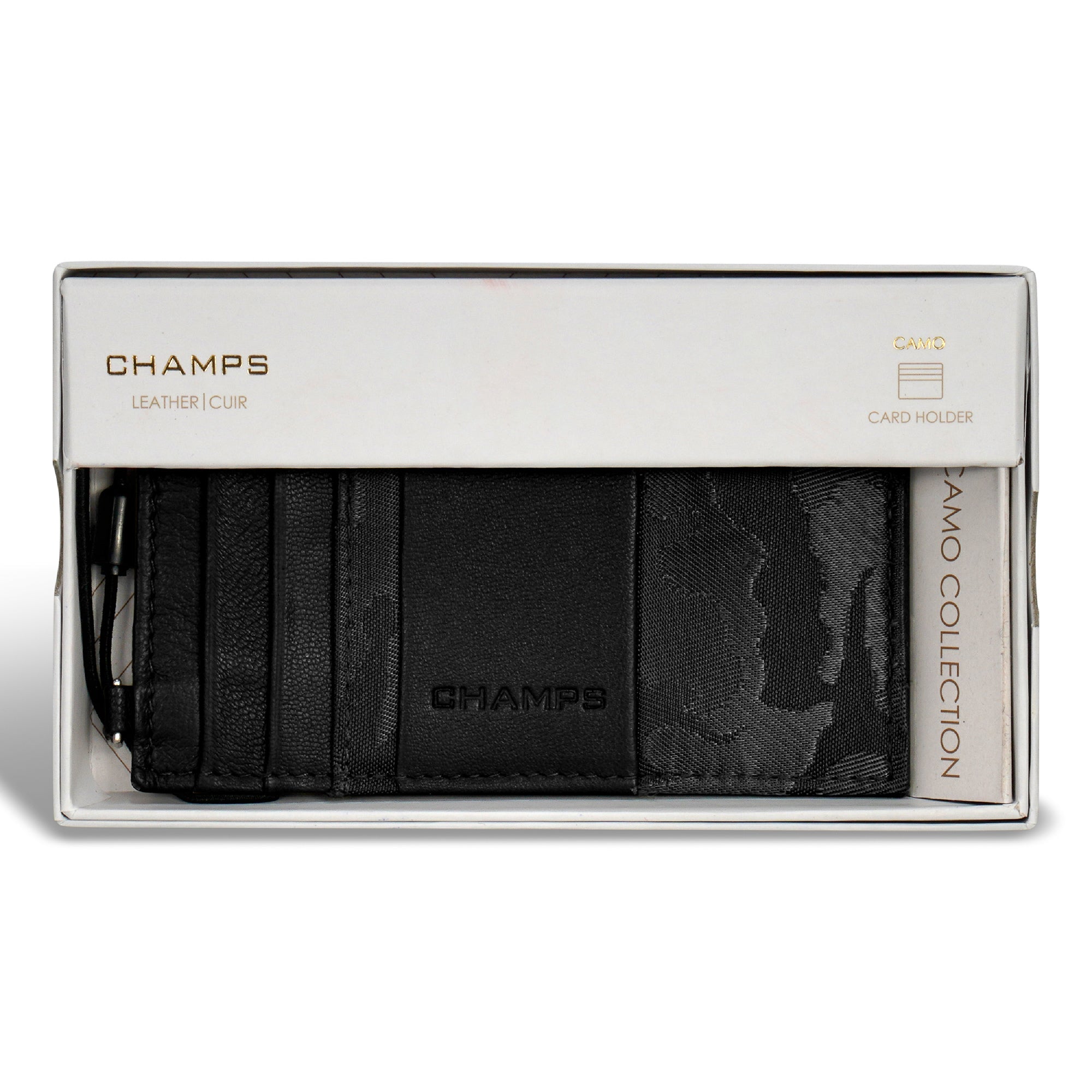 Camo / Leather Slim Cardholder 5