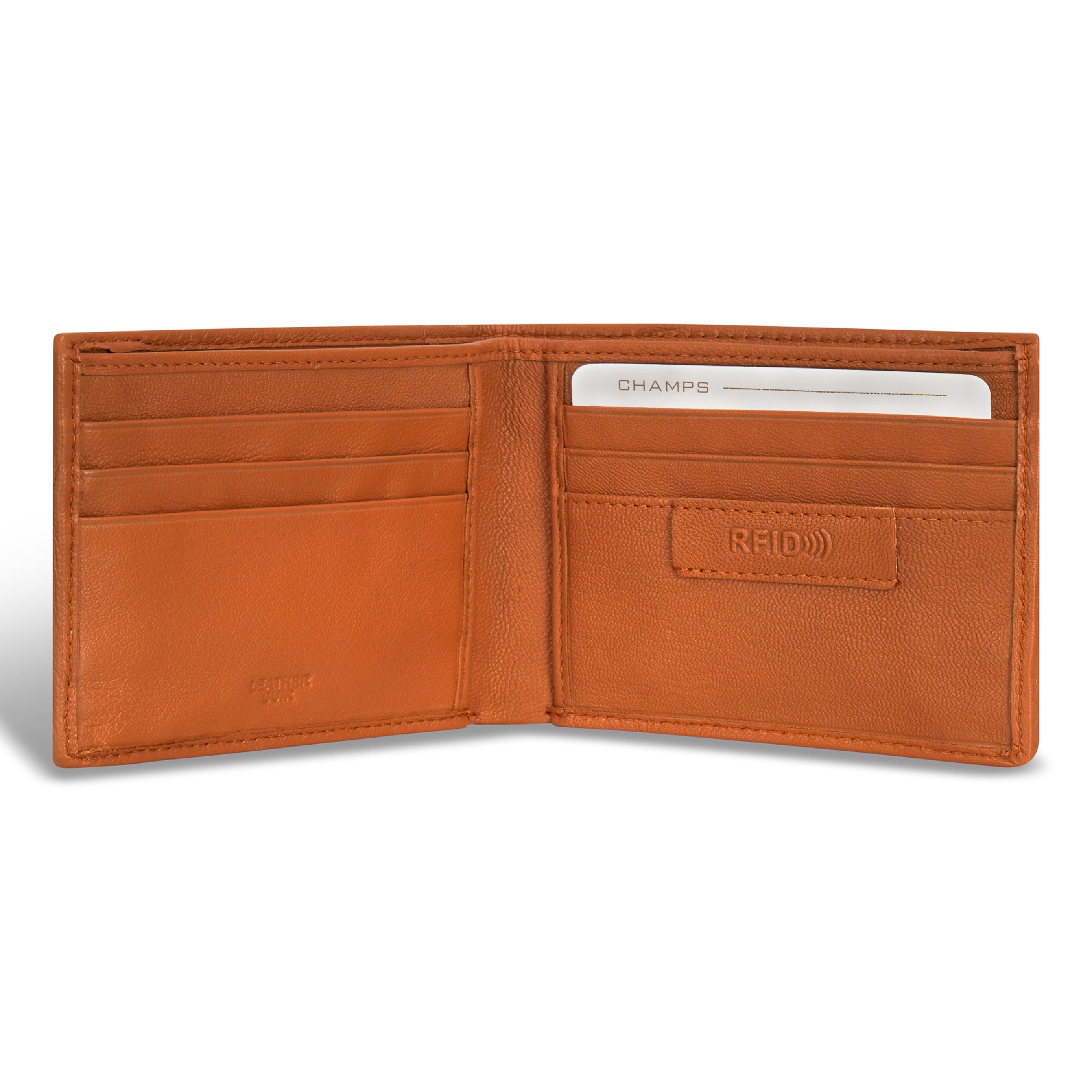 Denim / Leather Bi-Fold Wallet 8