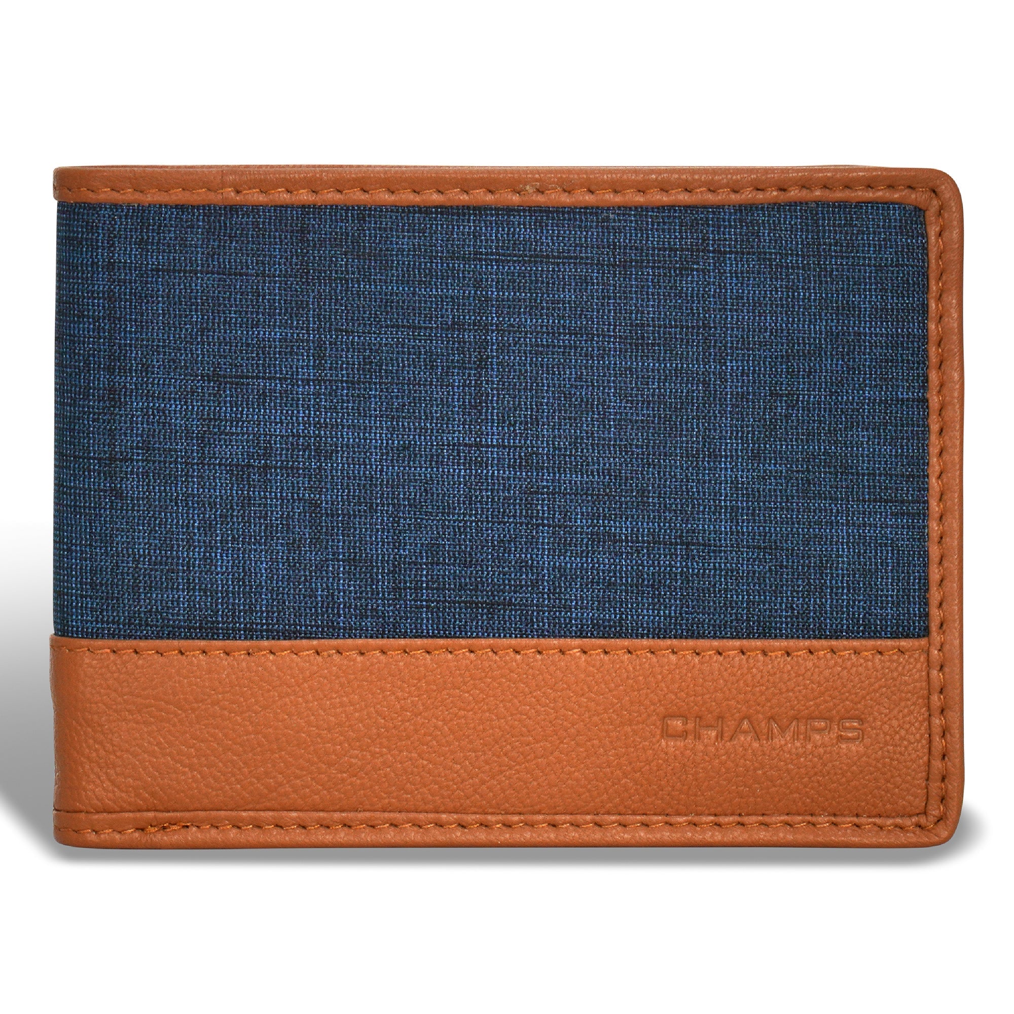 Denim / Leather Bi-Fold Wallet 6