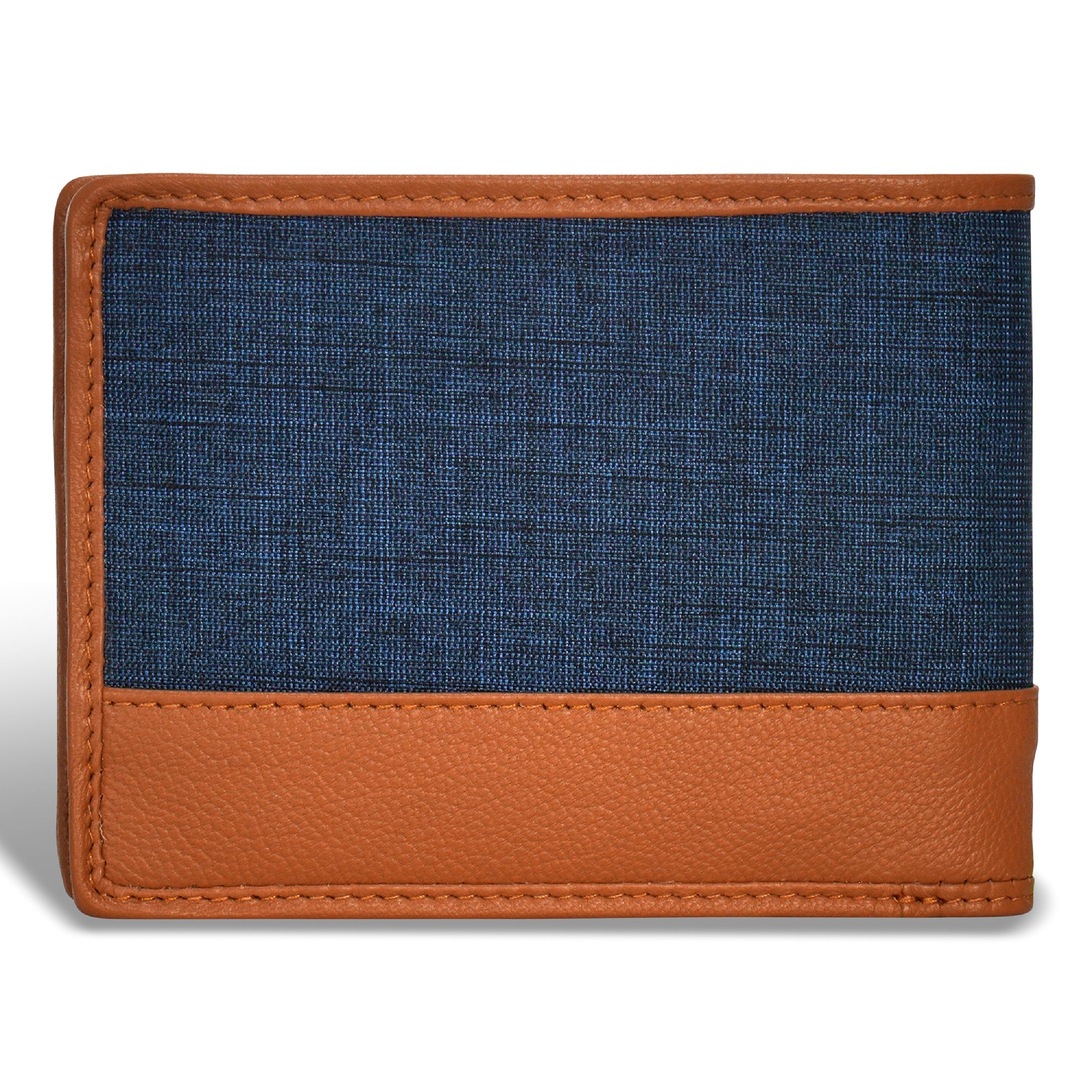 Denim / Leather Bi-Fold Wallet 7