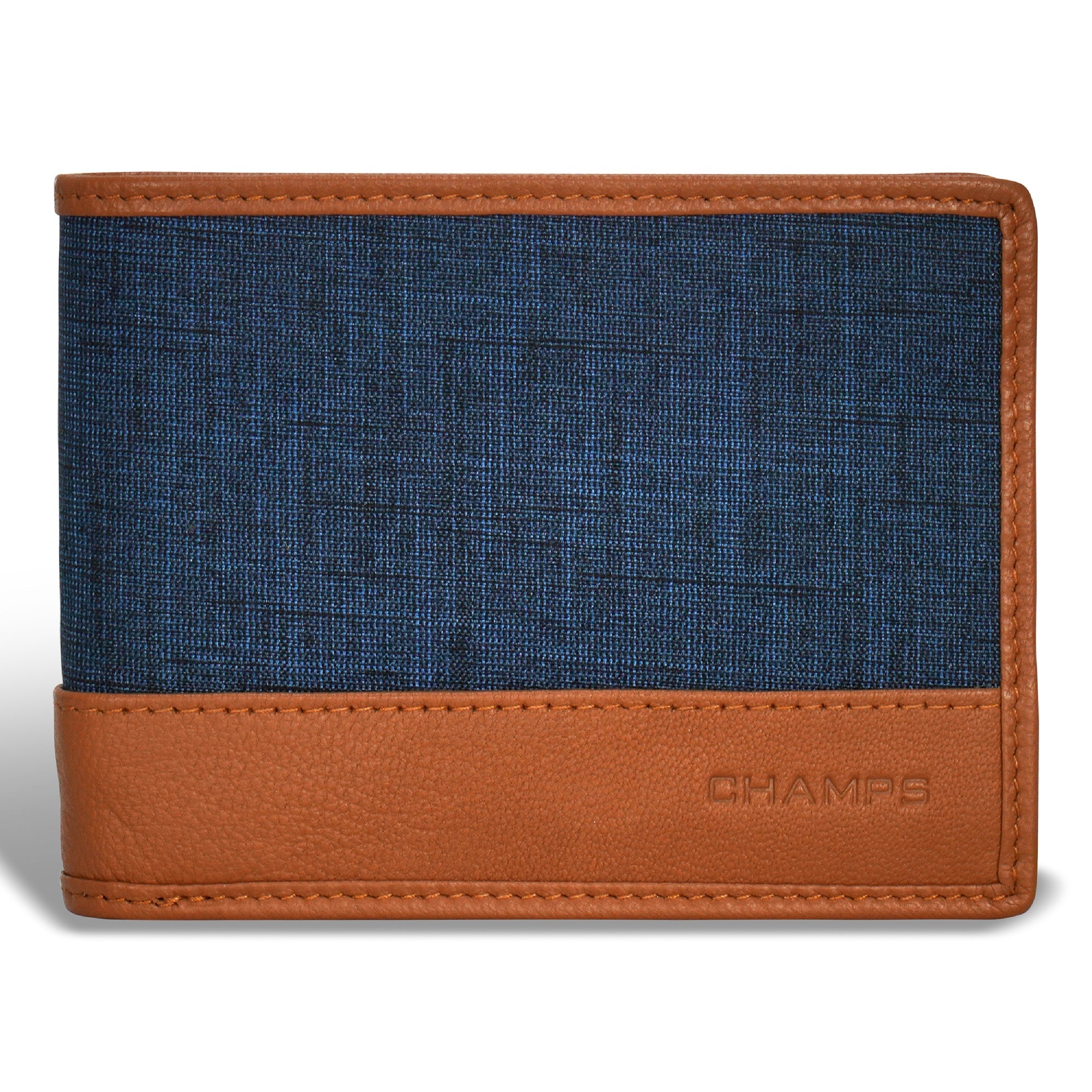 Denim / Leather Top Wing Wallet 7