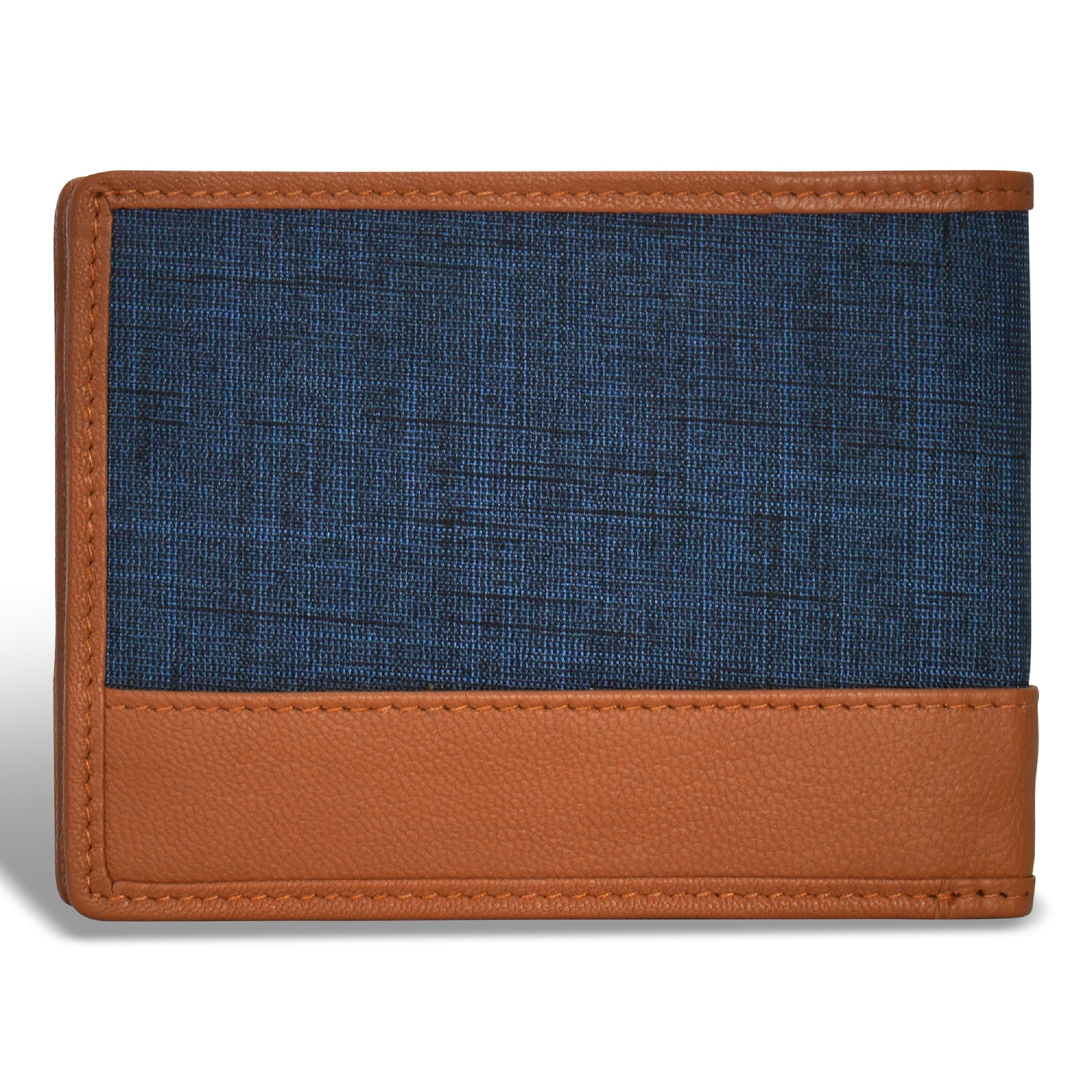 Denim / Leather Top Wing Wallet 8