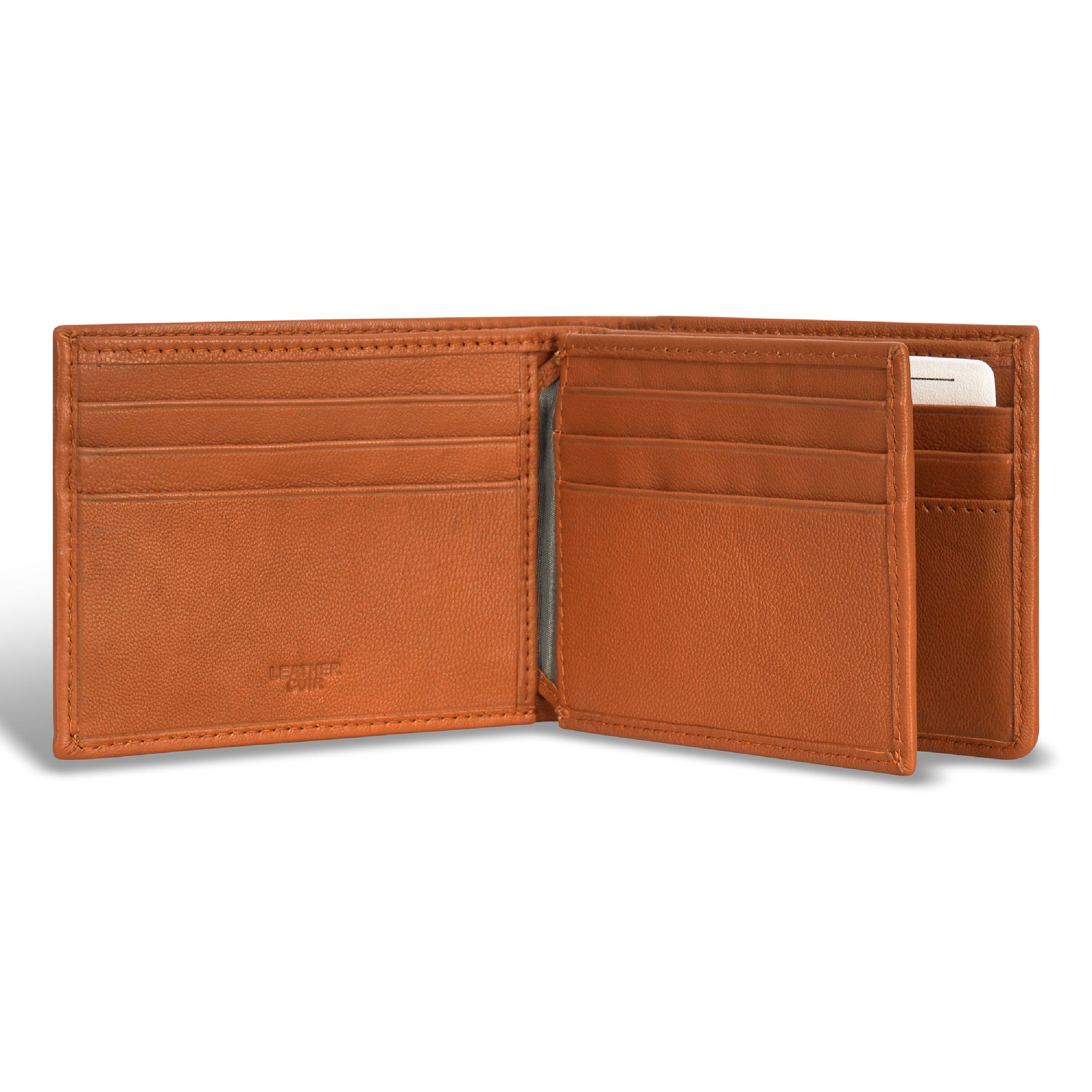 Denim / Leather Zip Around Wallet 10