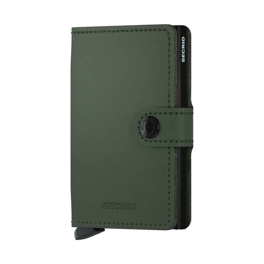 Secrid Miniwallet Matte - Green-Black