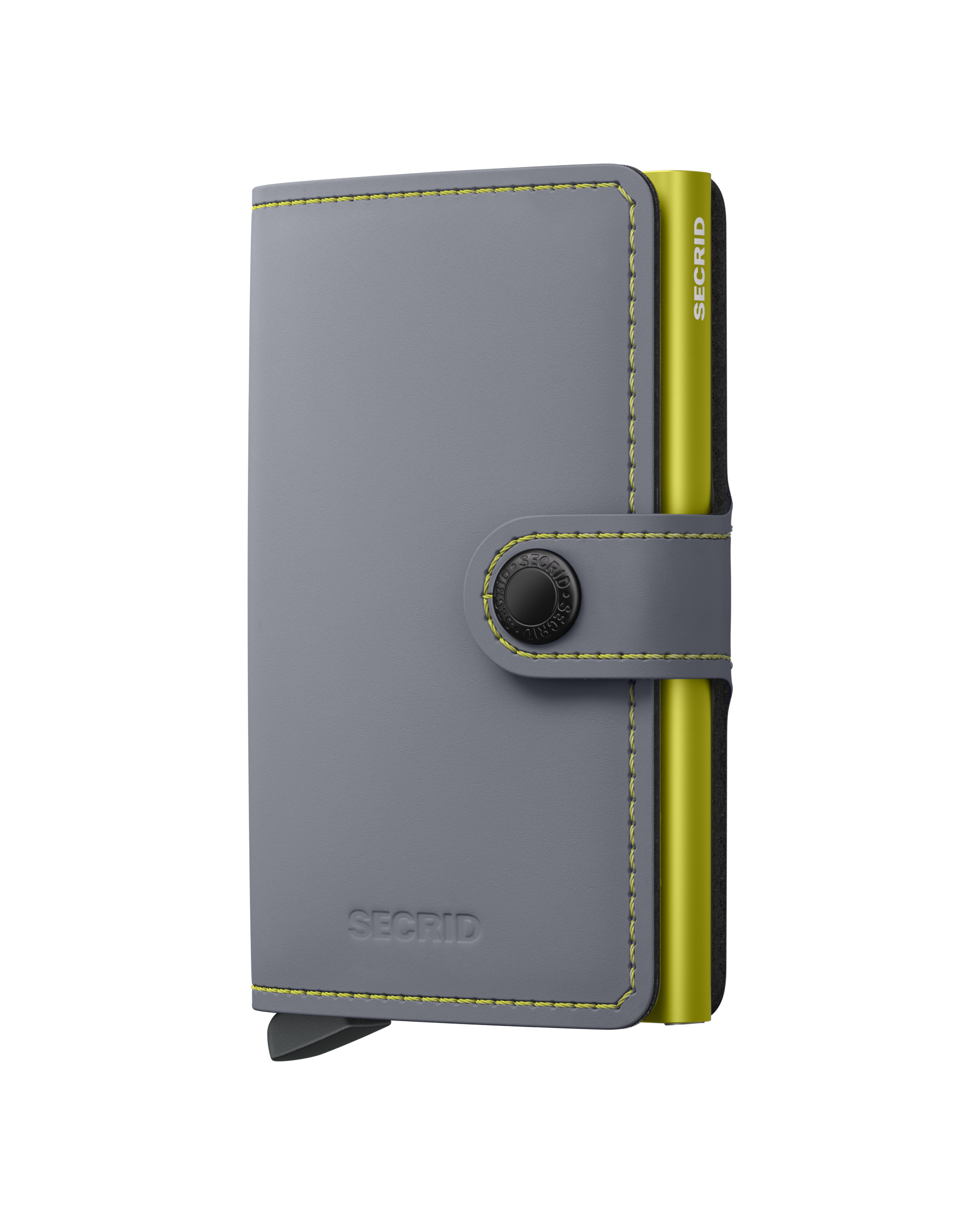 Secrid Miniwallet Matte - Grey & Lime