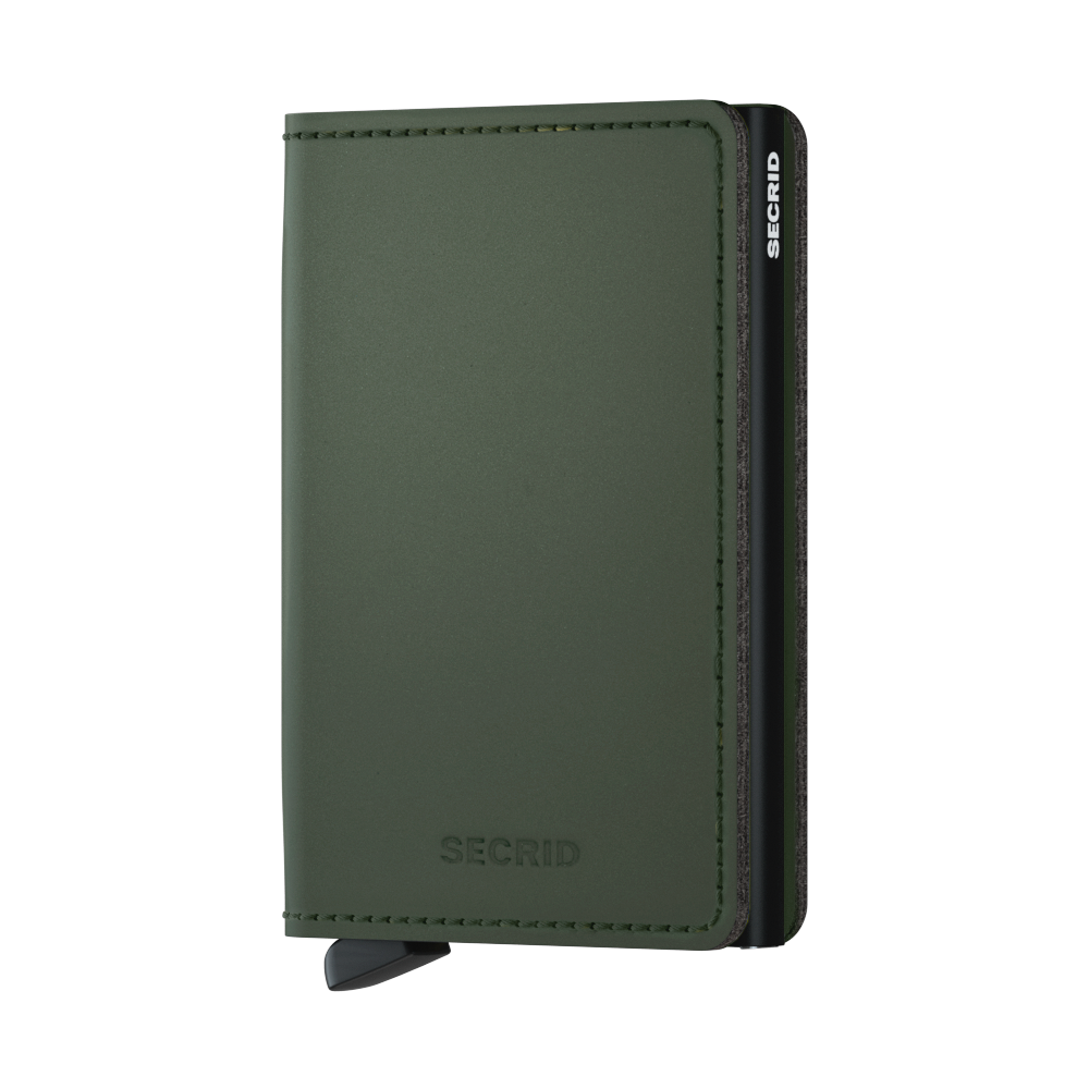Secrid Slimwallet Matte - Green-Black
