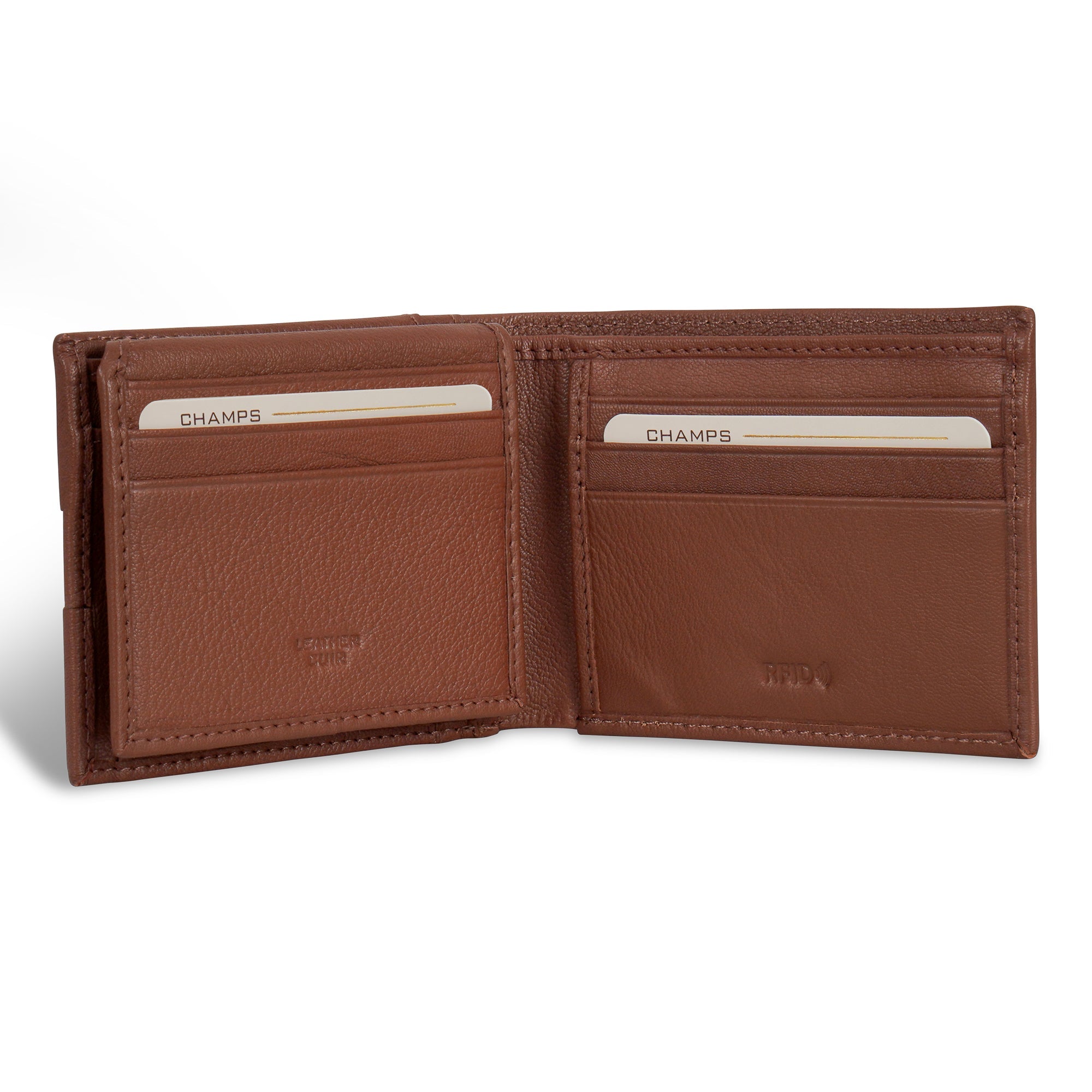 Onyx / Leather Access Top Wing Wallet 9