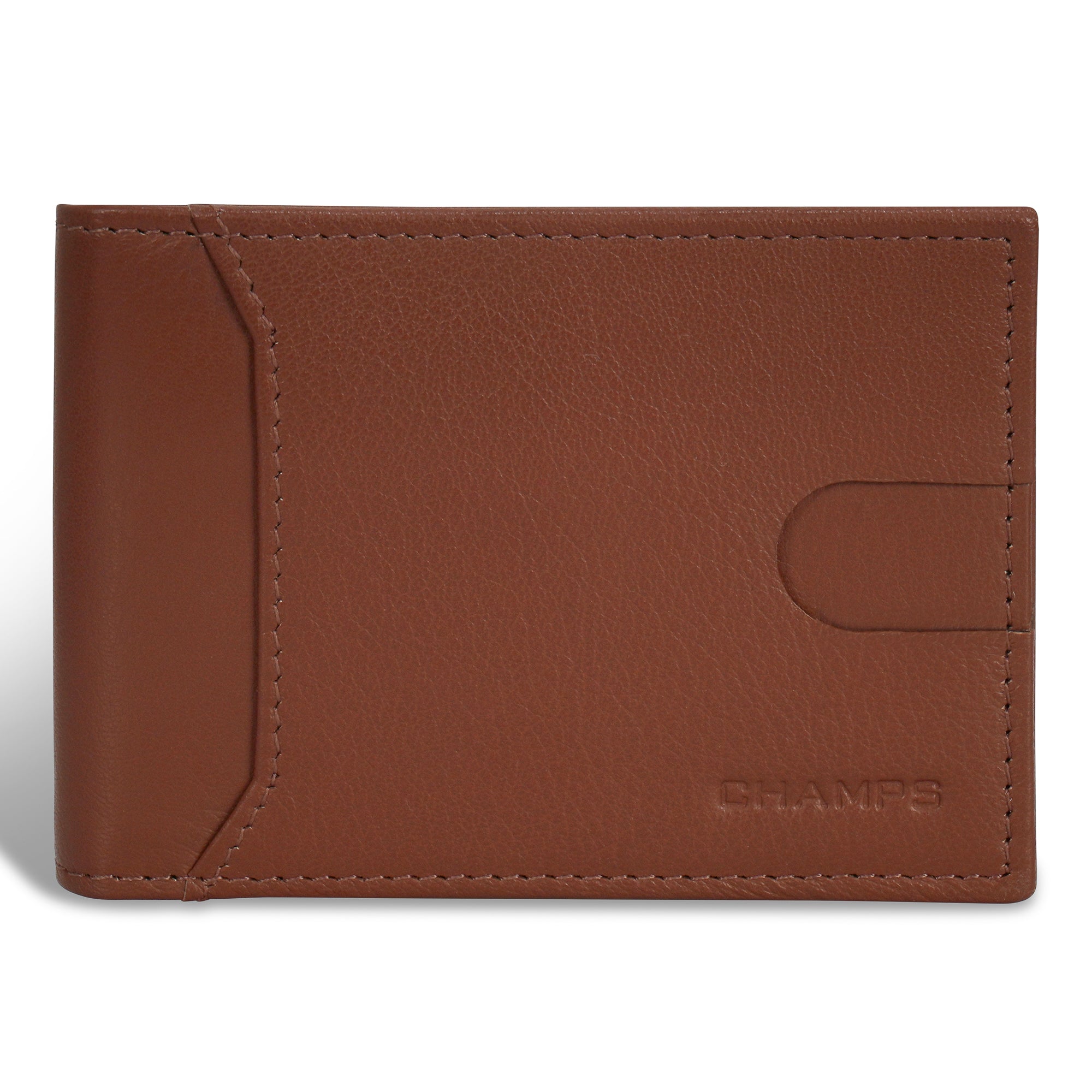 Onyx / Leather Bi-Fold Clip Wallet 6