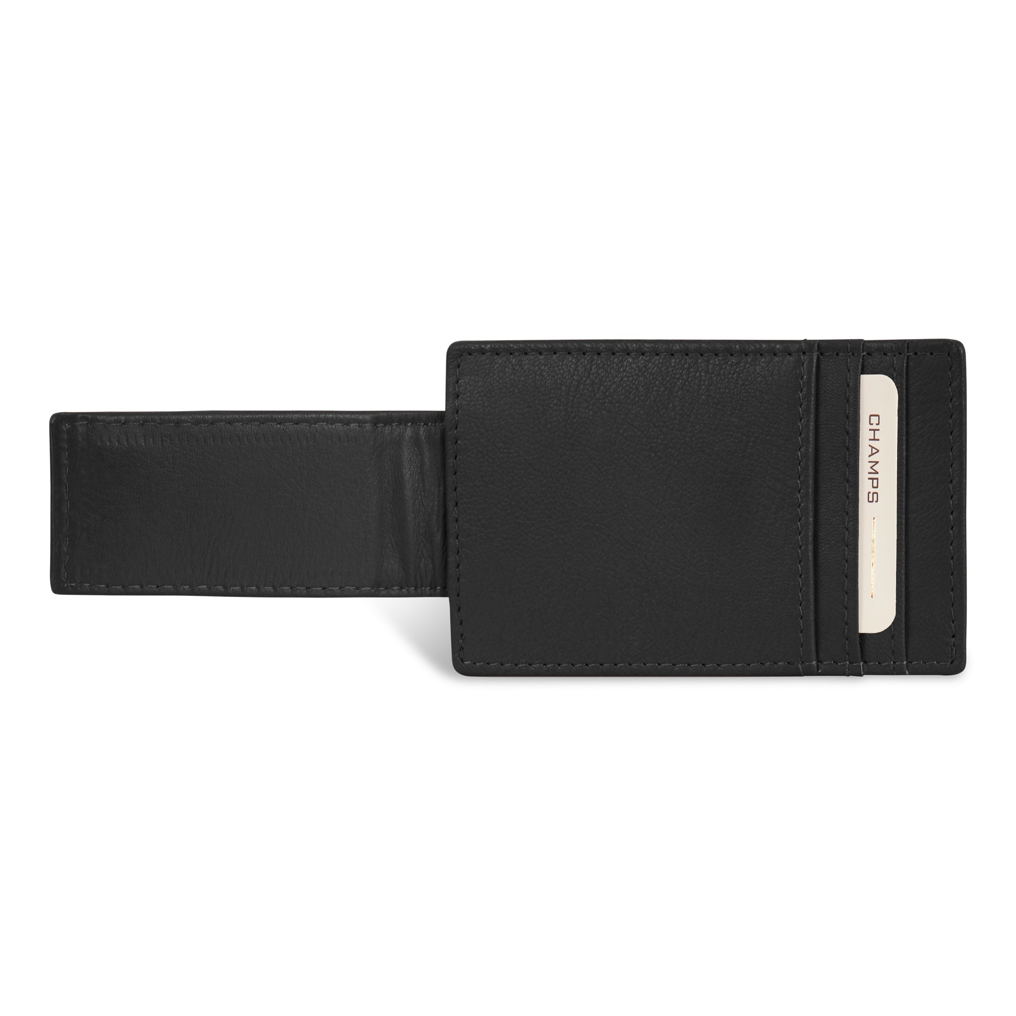 Onyx / Leather Mag Card Case 4