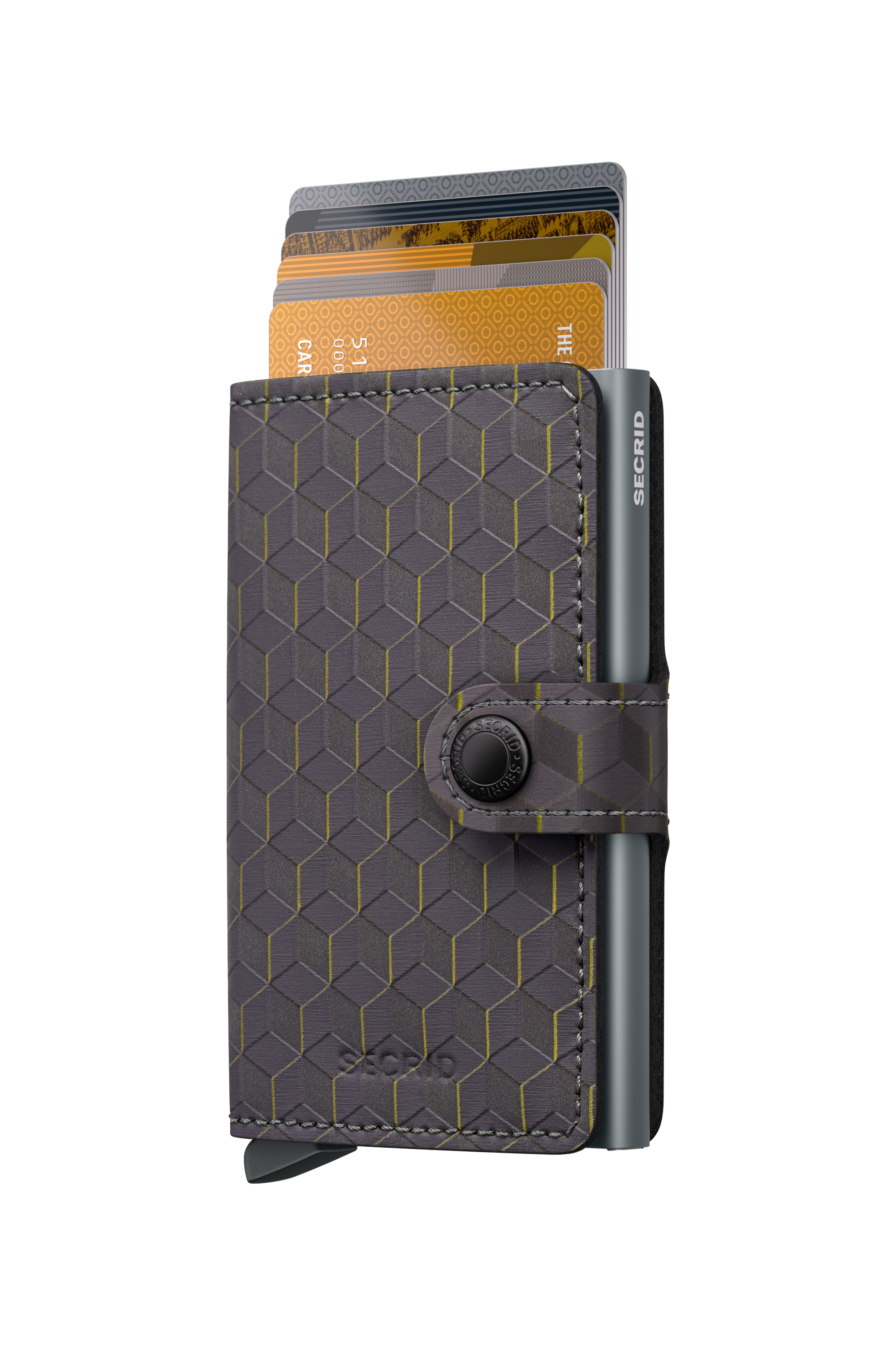 Secrid Miniwallet Optical - Grey-Yellow