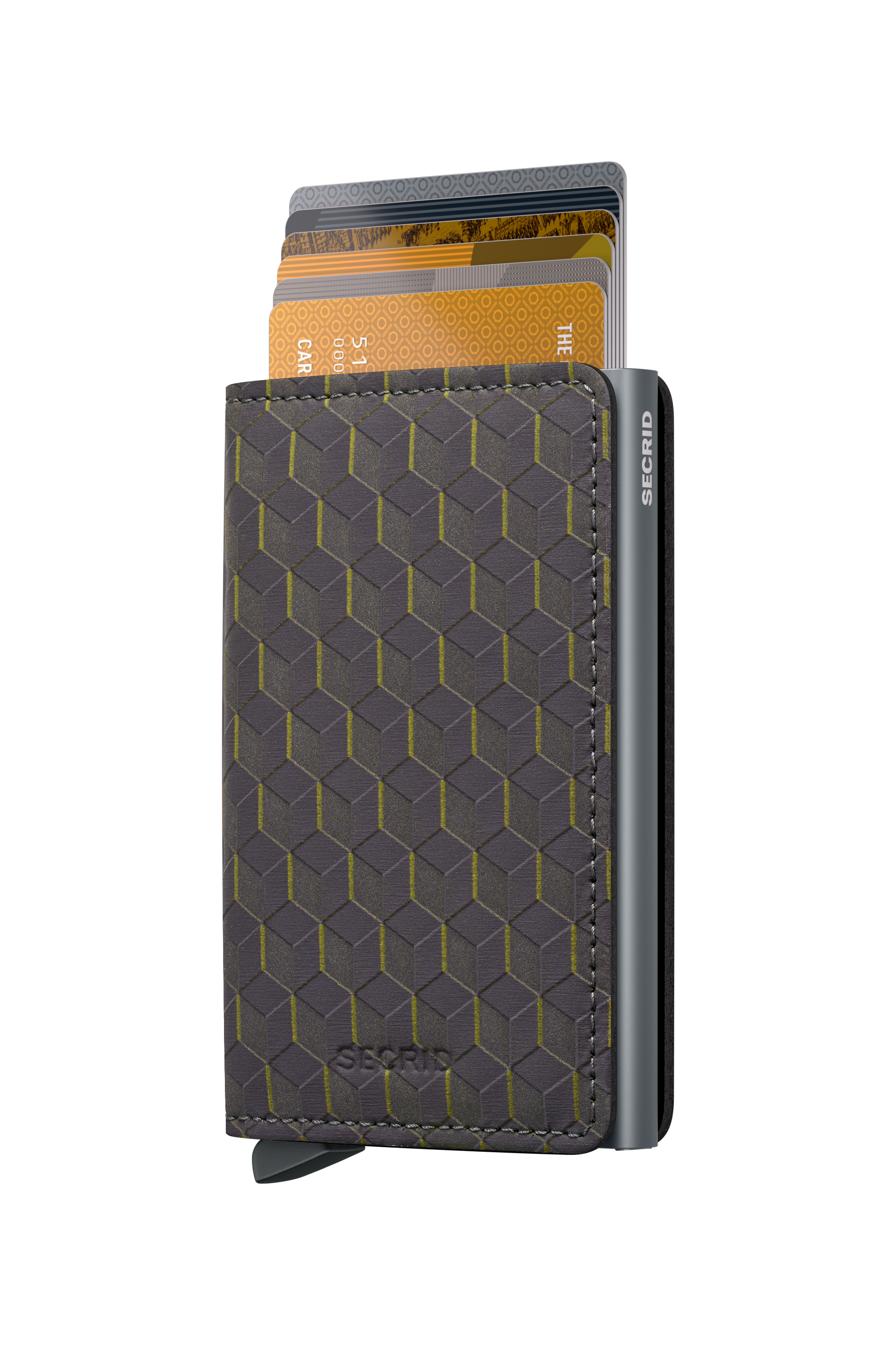 Secrid Slimwallet Optical - Grey-Yellow