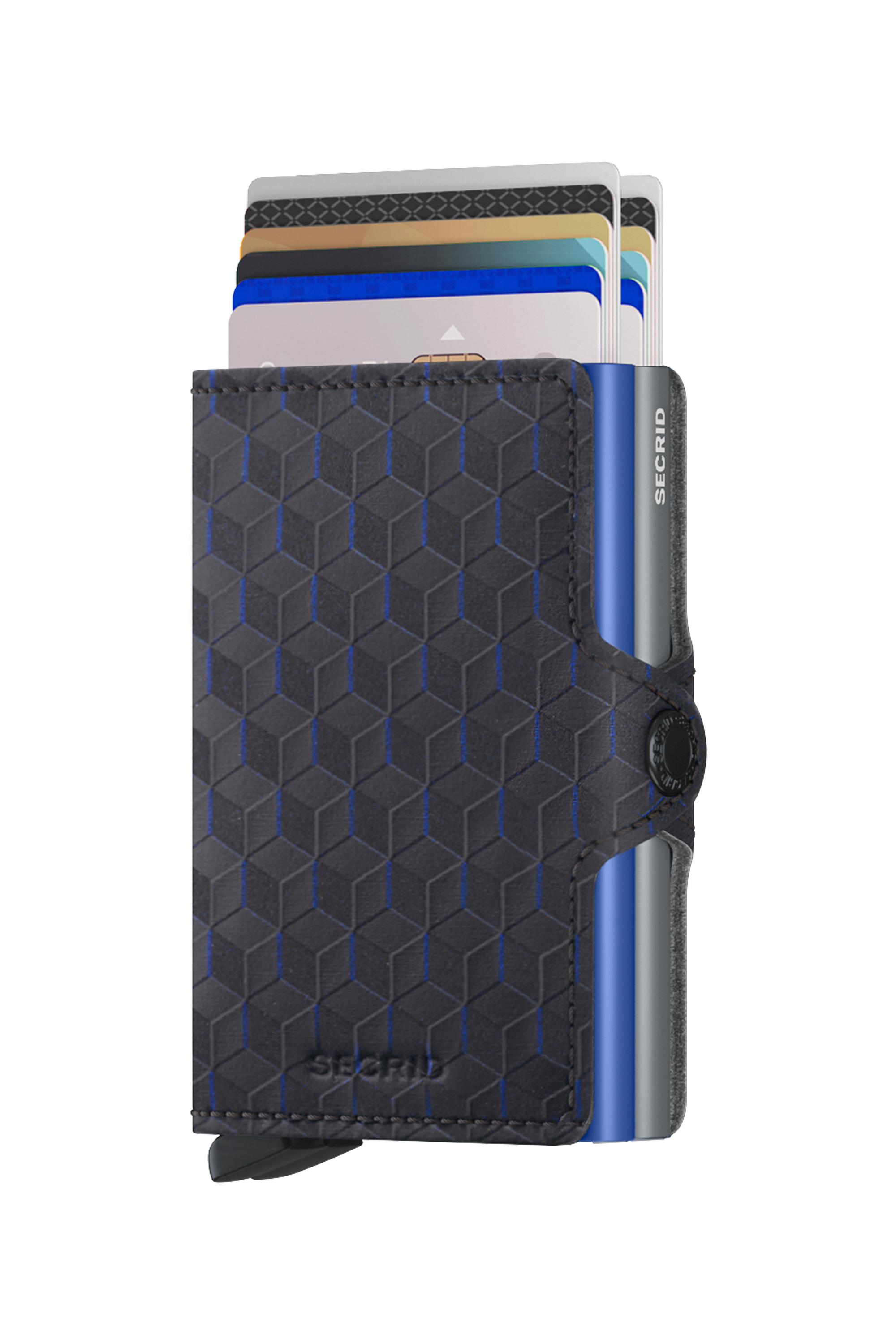Secrid Twinwallet Optical - Titanium-Blue