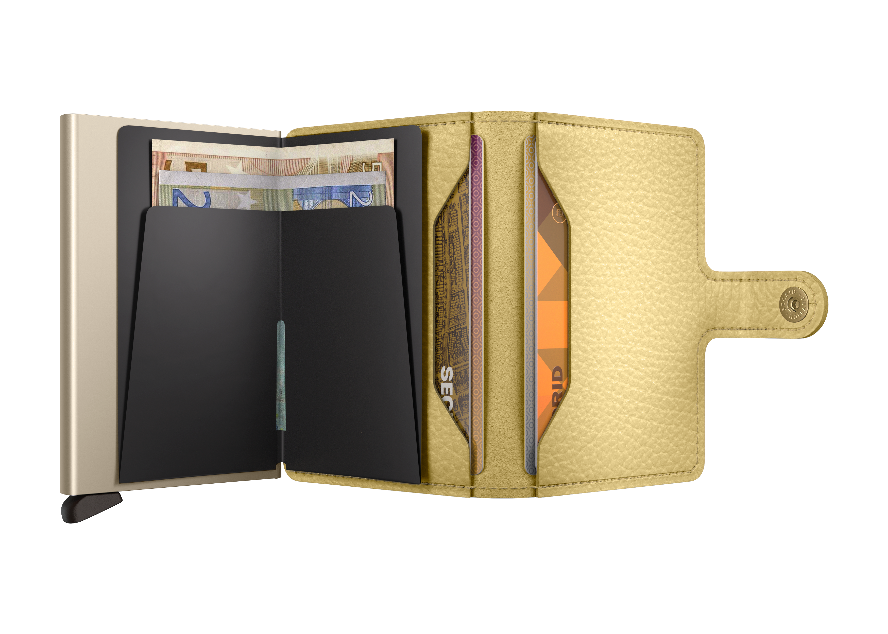 Secrid Miniwallet Pebble - Yellow 3
