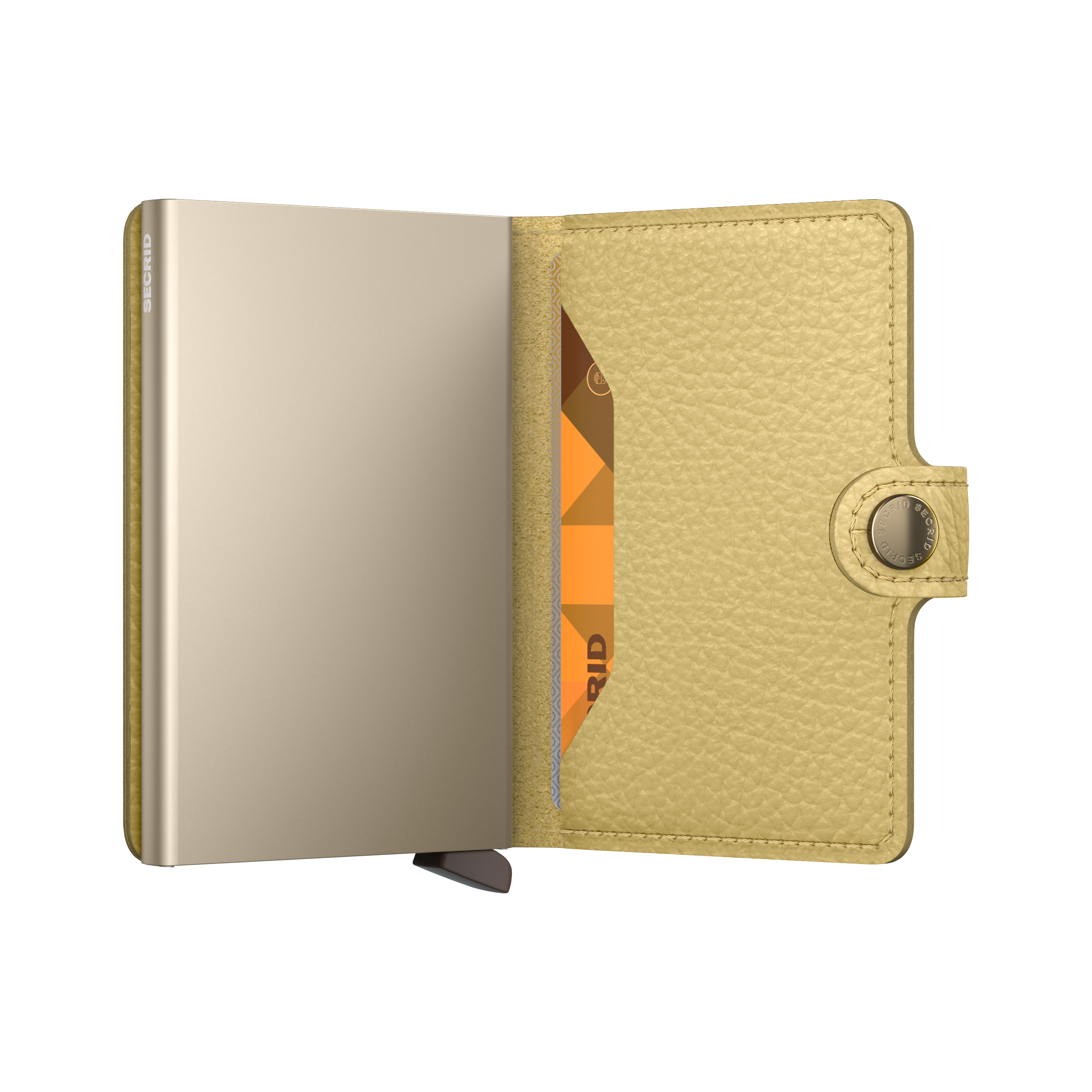 Secrid Miniwallet Pebble - Yellow 4