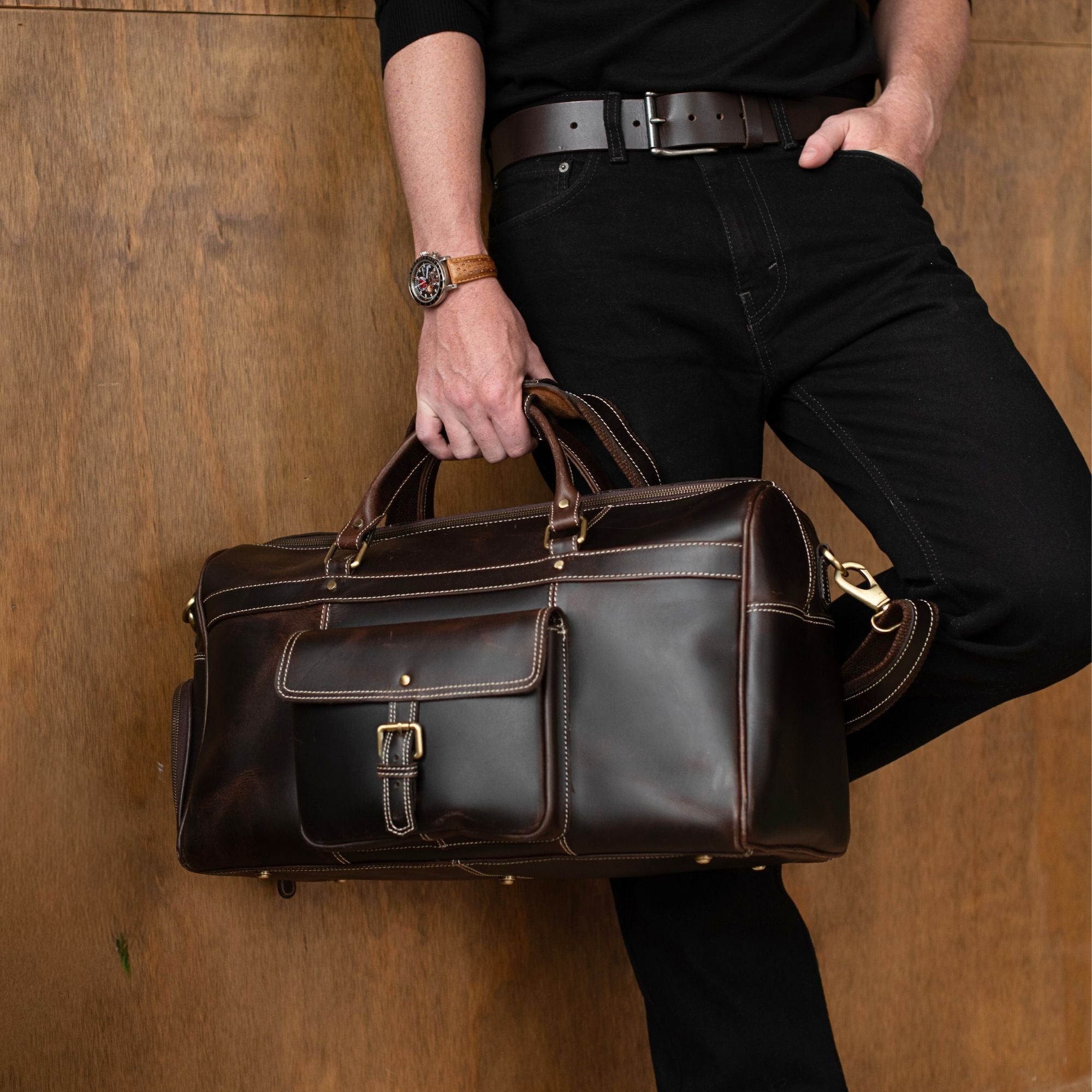 NAB Leather - The Voyager Duffle