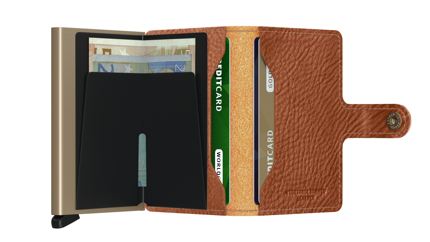 Secrid Miniwallet Veg - Caramello Sand 3