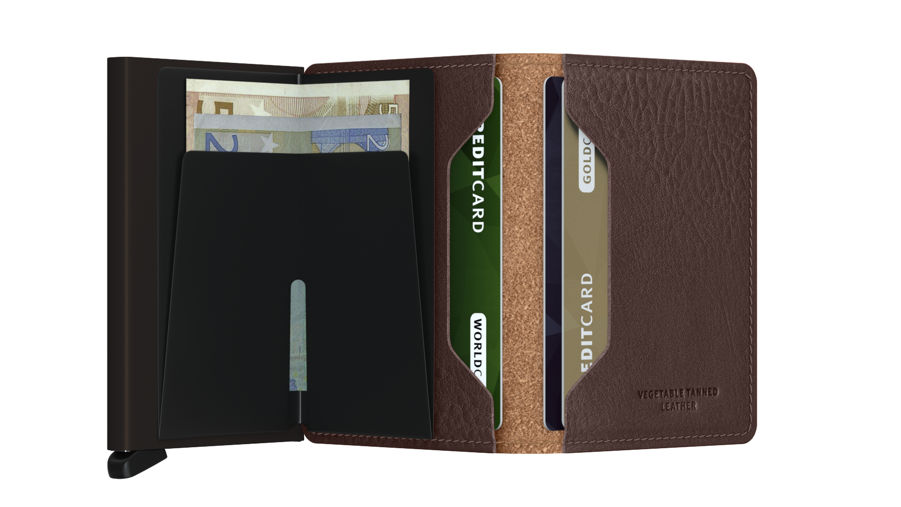 Secrid Slimwallet Veg - Espresso Brown 4