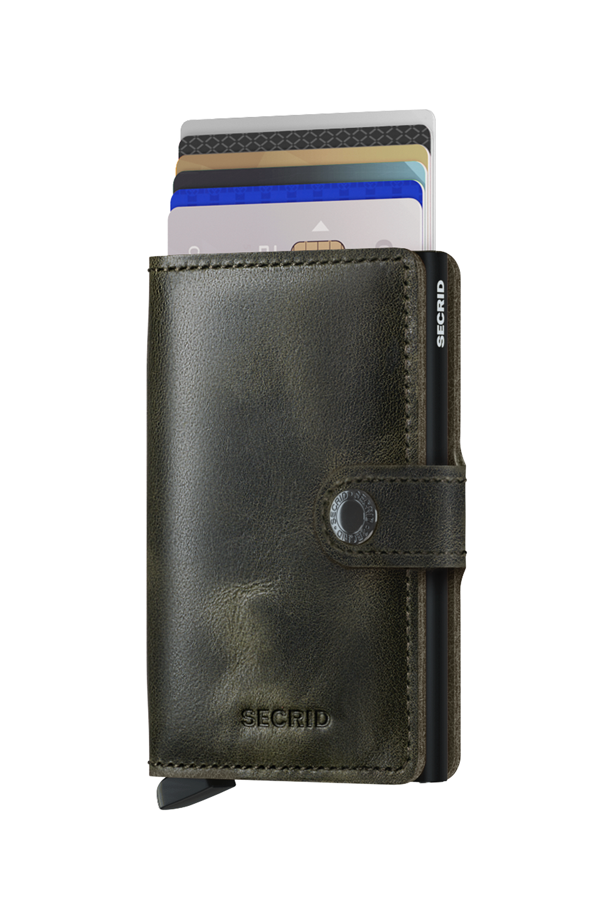 Secrid Miniwallet Vintage - Olive Black