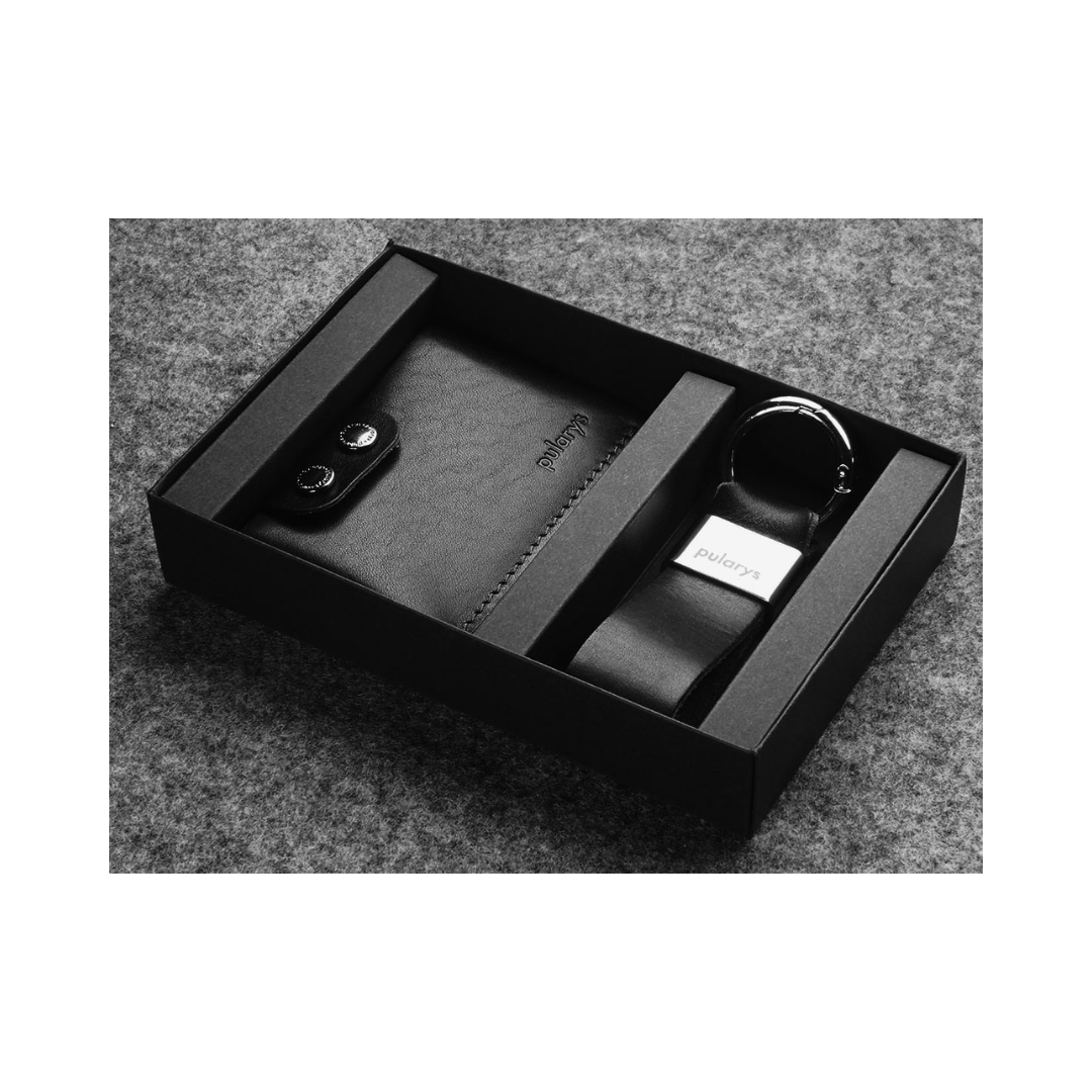 Pularys Hiker Gift Set Nomad Leather Black