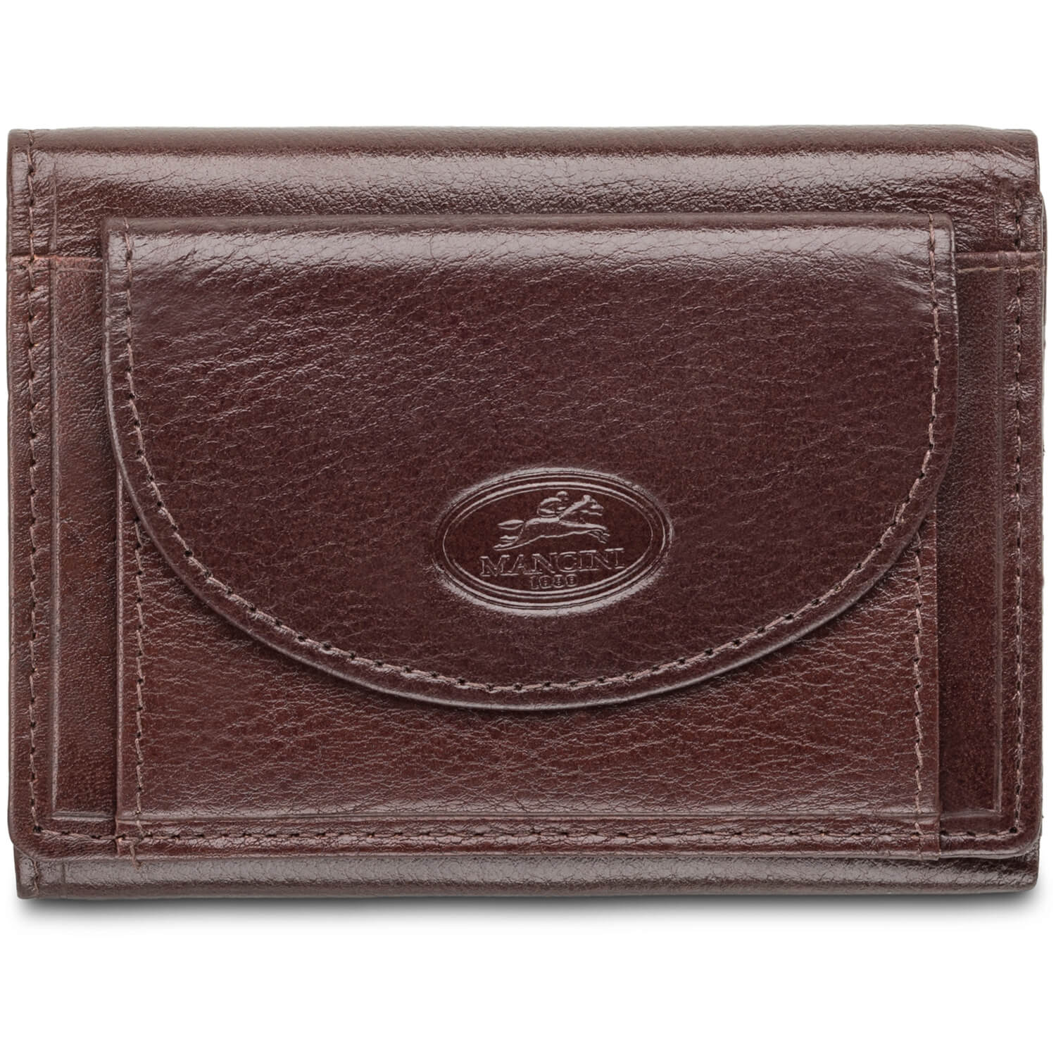 MANCINI LEATHER WALLET TRIFOLD EQUESTRIAN COLLECTION Wallet.