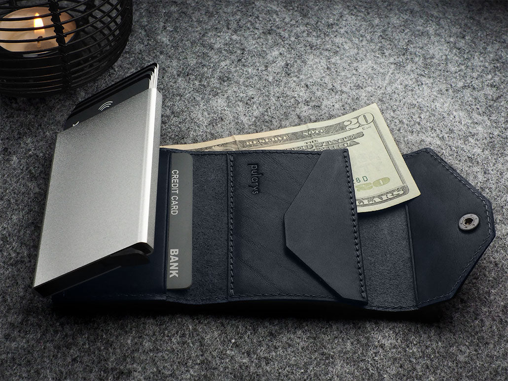 Pularys Porter Go Nomad Leather Navy 17