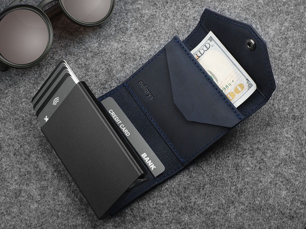 Pularys Porter Line Hunter Leather Navy 6