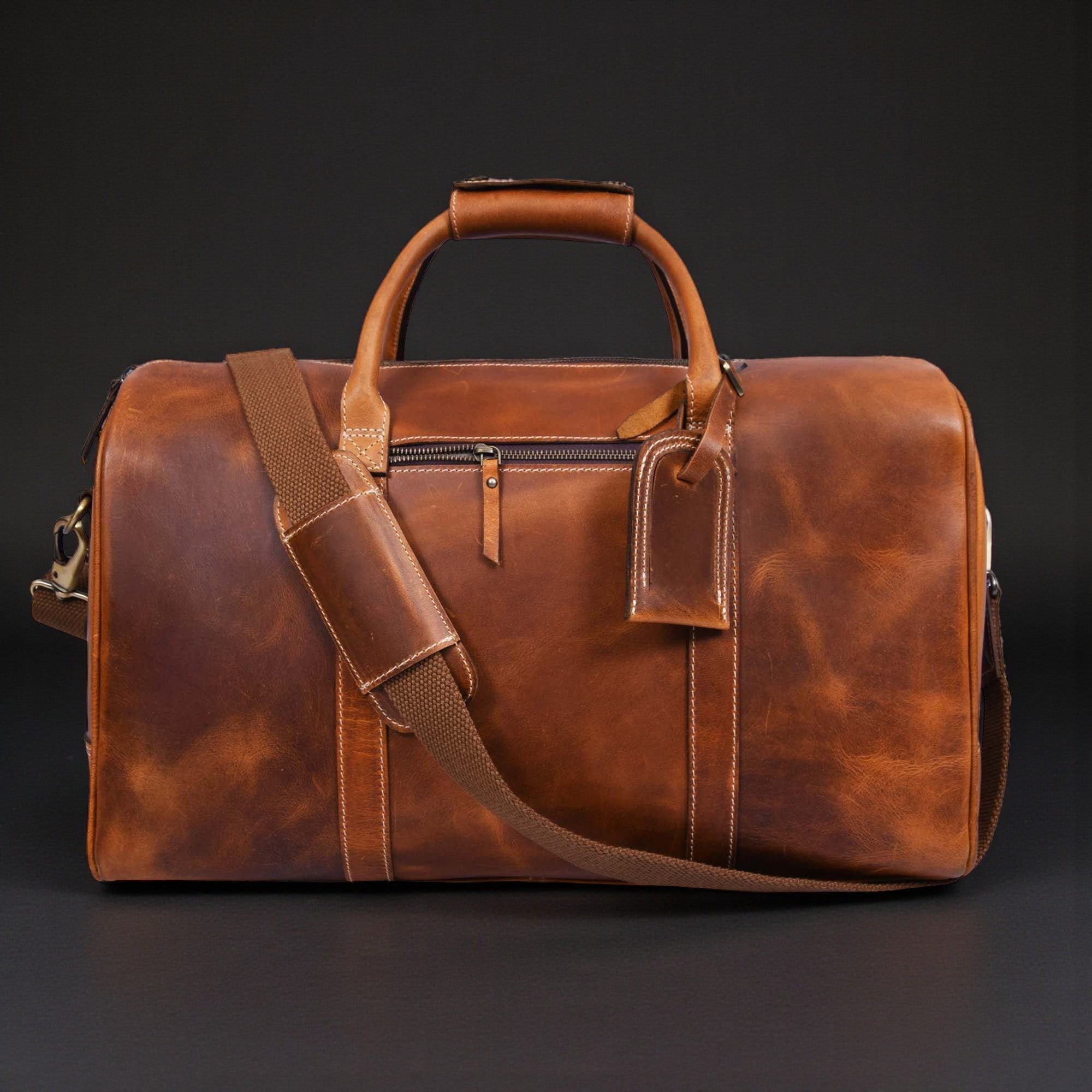 NAB Leather - The Wayfarer Bag - Cognac 3